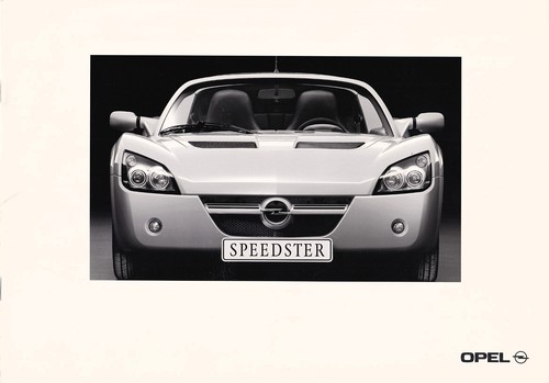 Opel speedster 2001 - opel,