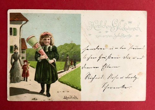 Künstler litho von mailick - ak,