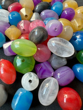 Perlen Glanz bunt sortiert 100