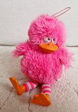 Russ Kuscheltier lustige pink Plüsch Ente Küken Entenküken - Vintage 90er Jahre