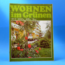 DDR Wohnen im Grünen 1 1981 Verlag für die Frau Kromlau Leipzig Pflanzschalen A