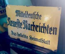 Emailschild 50x30 Mitteldeutsche Neueste Nachrichten Magdeburg