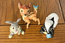 Vintage Bambi PVC Figures