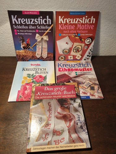 Kreuzstich bücher set - bücher, /