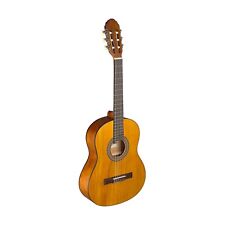 Stagg C430 M NAT 3/4 Natural-farbige klassische Gitarre mit Decke aus Lindenholz