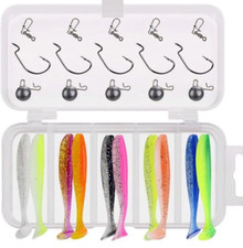 10 Gummifisch Köder