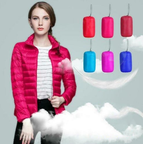 Daunenjacke damen verpackbar - daunenjacke,