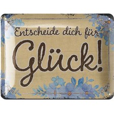 Retro Blechschilder Sprüche