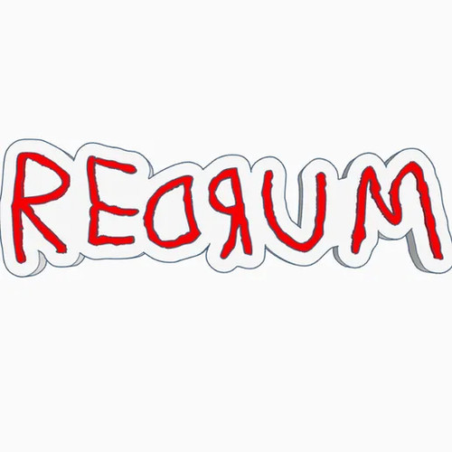 Redrum the shining gedruckt - shining, 3d