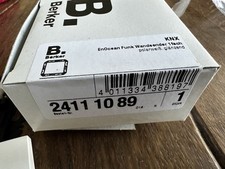 Berker 24111089 EnOcean Funk Wandsender 1fach, Polarweiß glänz *10