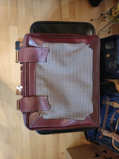 Wunderschöner kleiner, Rotbrauner Echt Leder  Reisekoffer Vintage / Gardeur Trav