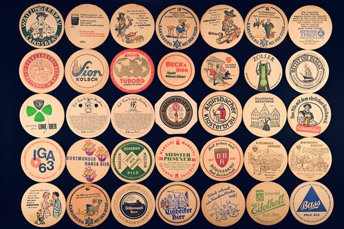 Stück bierdeckel konvolut - 70,