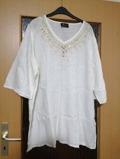 Gloockler by Ulla Popken Damen Leinen Tunika Gr. 50/52 100% Leinen