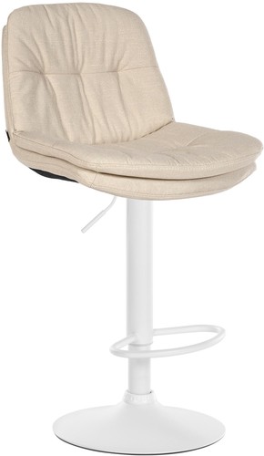 Barhocker laurel stoff - barhocker, weiß