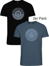JACK & JONES - Übergröße / PlusSize - Herren T-Shirt im 2er Pack - 3XL bis 8XL -