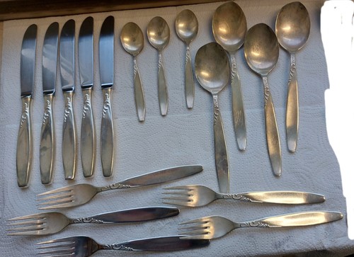 90er silber besteck alles - 17,