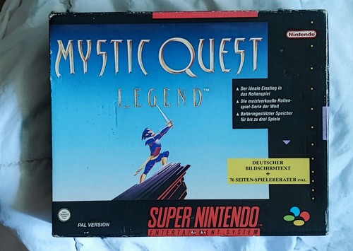 Nintendo snes mystic quest - snes, •