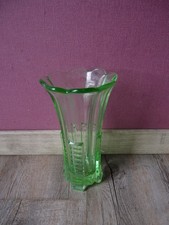 alte Uranglas Vase Glasvase