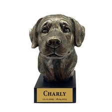 Hund Statue mit Gravur 20