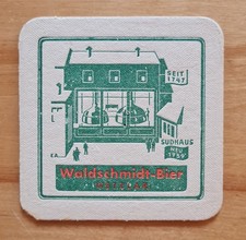 * ALTER BIERDECKEL * WALDSCHMIDT BIER WETZLAR BRAUEREI ZUM RIESEN SUDHAUS 1959