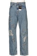 bershka Jeans Herren Hose Denim Jeanshose Gr. W30 Baumwolle Blau #jtb6bgs