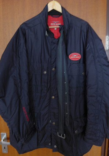 Jacke mit gürtel wattiert - gürtel,
