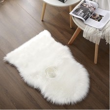 Eleganter Faux Lammfell