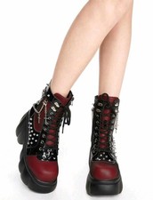 gothic punk stiefeletten