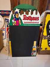 Reklame Schild Wirtschaft Rothaus 97,5 x 51cm Aushang Werbetafel Tannenzäpfle