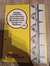 Prospekt Neuero Landtechnik Traktor Schlepper Zeitschrift 9