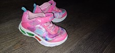 Skechers Schuhe Größe 23 Turnschuhe Sneaker Mädchen pink bunt Licht Blinklicht