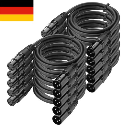 10x dmx kabel pin xlr - 10x, 2m