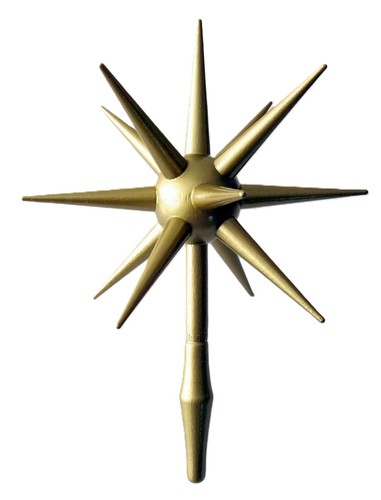 Stielstern goldfarben zubehör - stielstern,