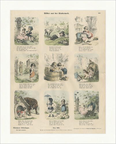 Bilder aus der kinderwelt - der,