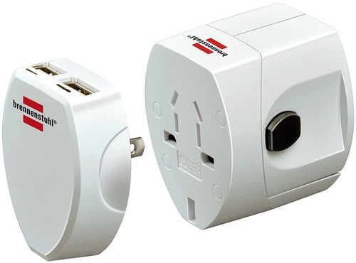 Welt reisestecker mit usb - reisestecker,