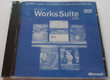 MICROSOFT WORKS SUITE 2005 DEUTSCH DVD-ROM / NEU + ORIGINALVERSIEGELT!