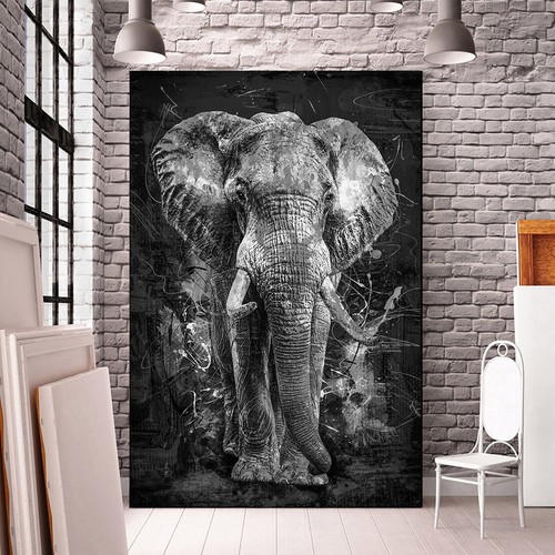 Leinwandbild elefant - leinwandbild,