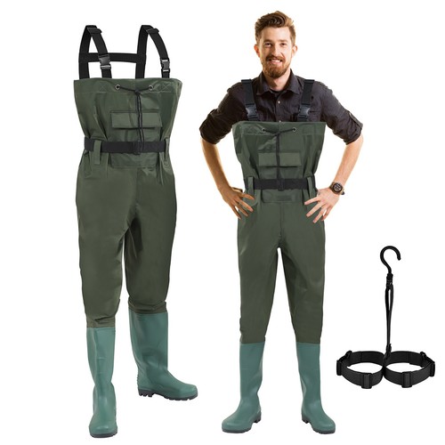 Wathose mit haken gummistiefel - mit,