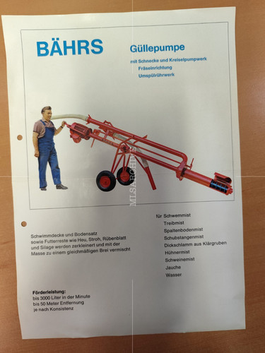Bährs güllepumpe prospekt - bährs,