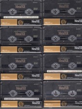 10 Stück SONY Metal XR 100, 1 x bespielt, sehr gut erhaltene Audio-Cassetten MC 