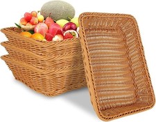 DAJAVE 4er Pack Brotkörbe aus