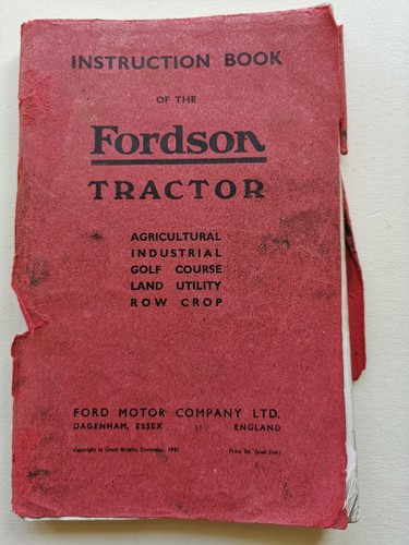 Anleitungsbuch des fordson - des,