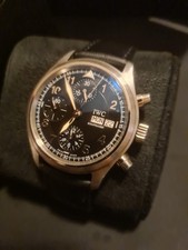 IWC Flieger Chrono 3706 18 Automatik m.Karte u. Garantie Mai 2026