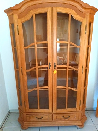 Holz glas vitrine aus - aus, eiche