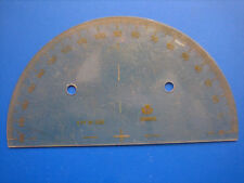 DDR Schul Halbkreis Lineal 180° mit Zentimeterskala