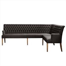 Eckbank Bretagne  / Chesterfield/  Esszimmer/ Sitzbank / Bank Braun