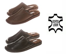 Herren LEDER HausSchuhe  mit