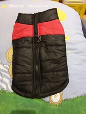 Hundejacke,Weste,  Rot/Schwarz Gr L