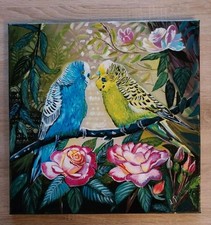 2er Set handgemalte Bilder