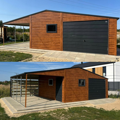 Blechgarage 5x5 carport - m,